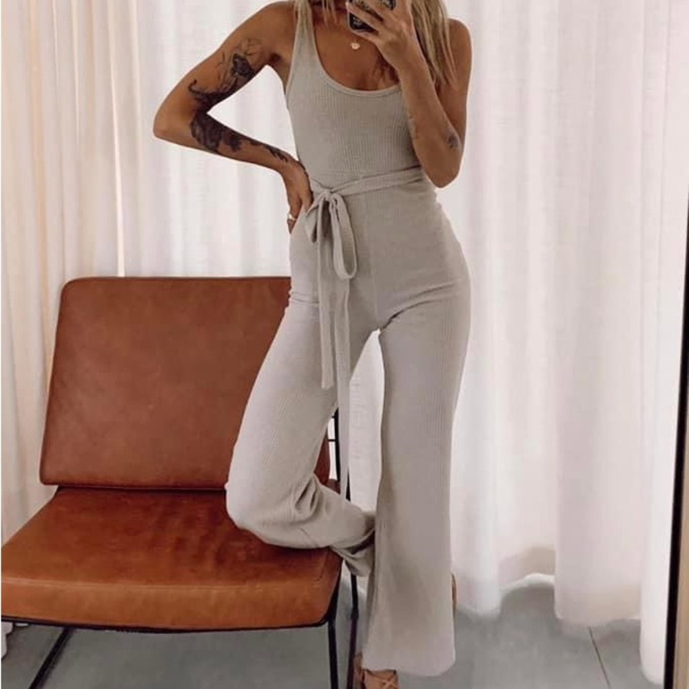 Princess Polly cream jumpsuit 🤍